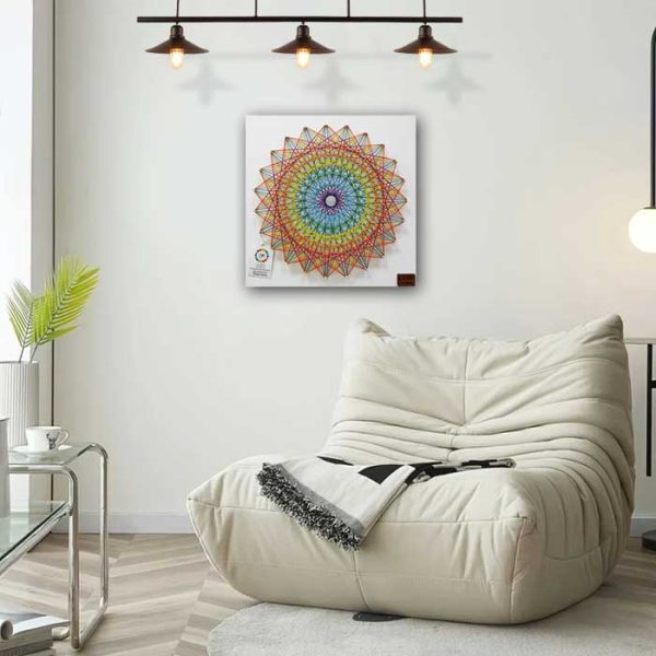 Mandala 6 colores 30X30